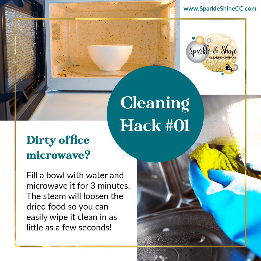 office cleaning tips cleaning hack #1 dirty office microwave