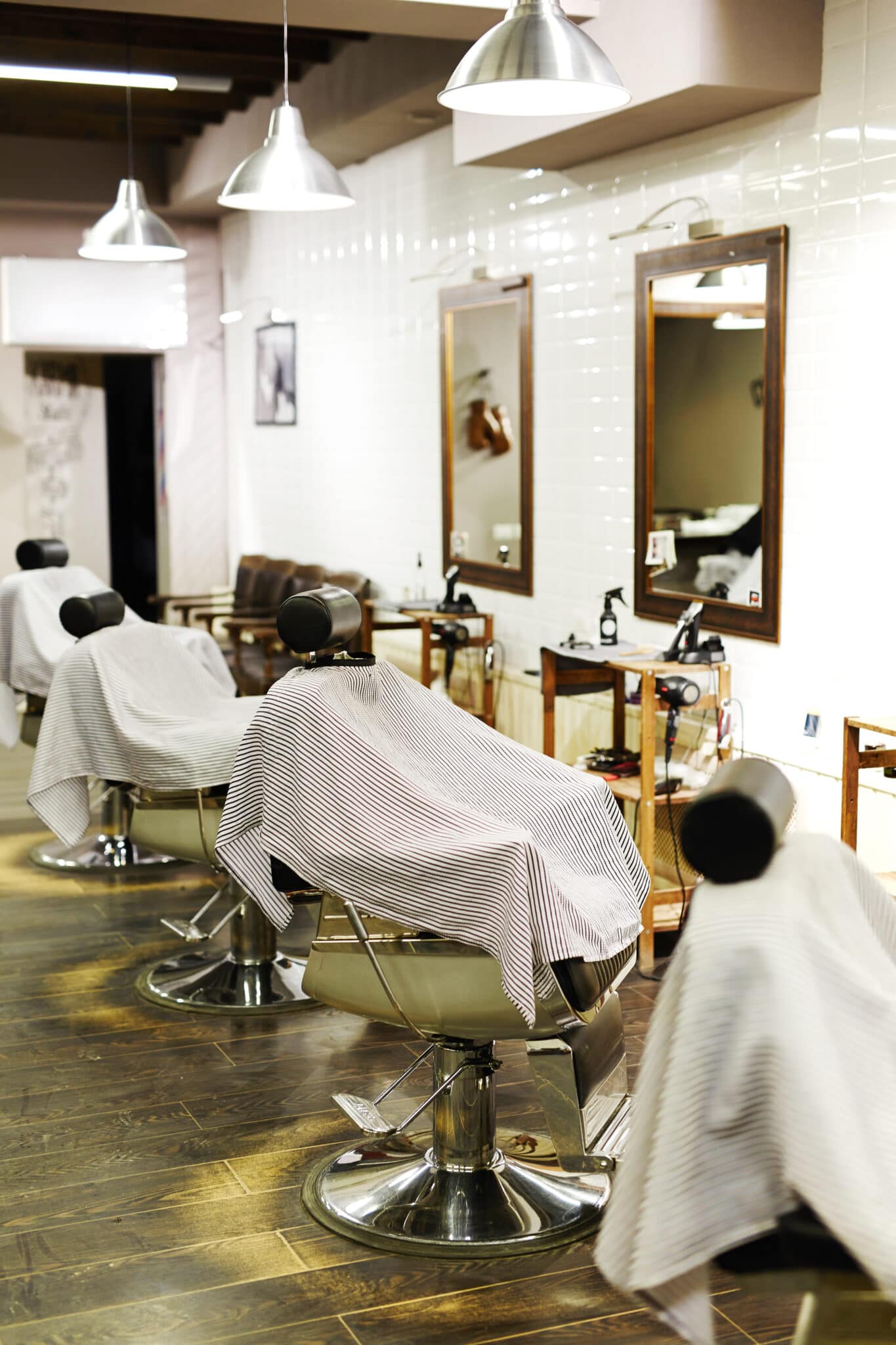 Hair salon cleaning checklist image of modern hair salon clean row of salon chairs