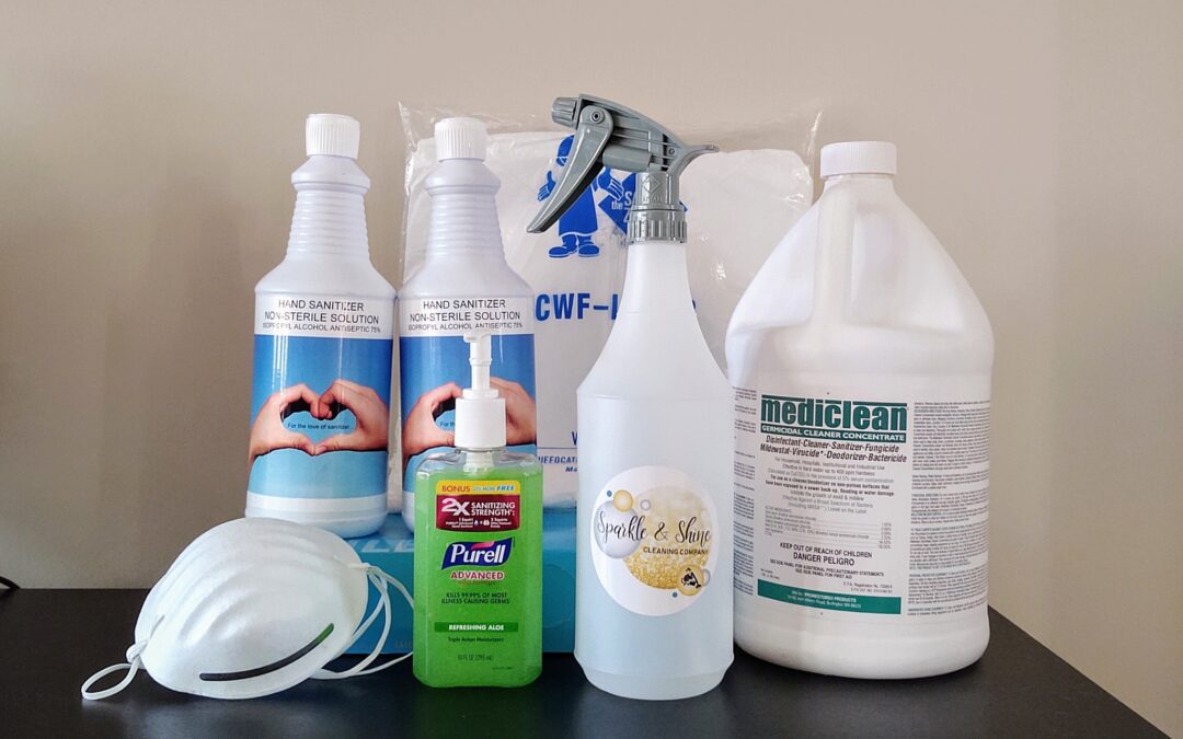 Ways to properly disinfect the workspace
